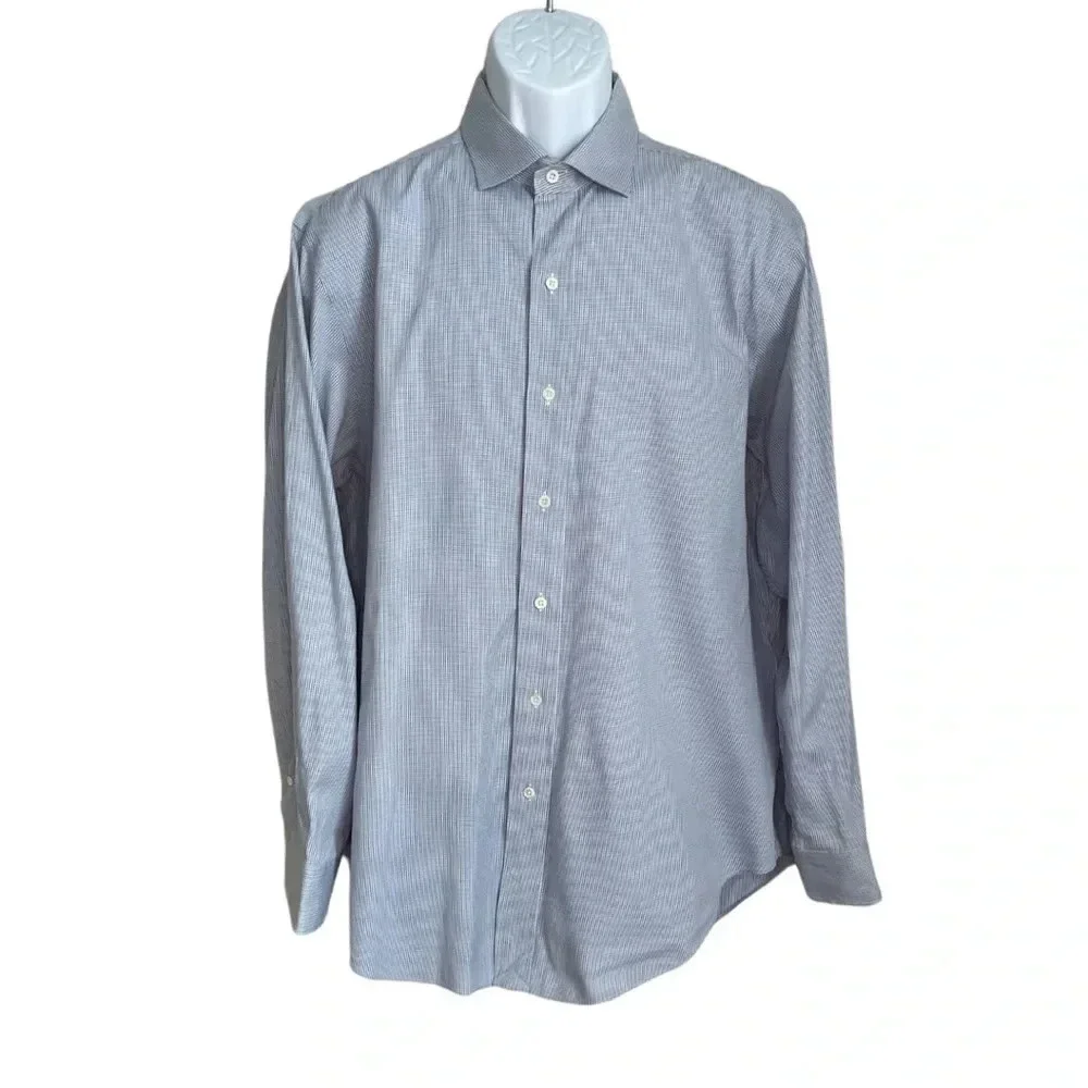 Polo by Ralph Lauren Estate Dress Shirt - Blue, 16.5-34, 100% Two-Ply Cotton